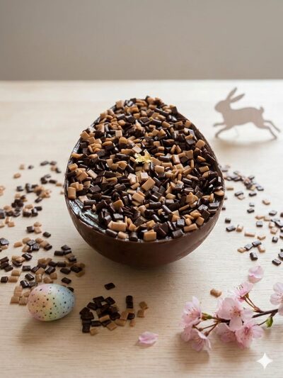 Ovo de colher de brigadeiro intenso artesanal